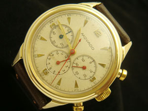 MOVADO CHRONOGRAPH Cal.95M 14KYG