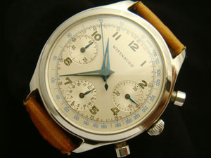 WITTNAUER 1950's CHRONOGRAPH VALJOUX72 SS